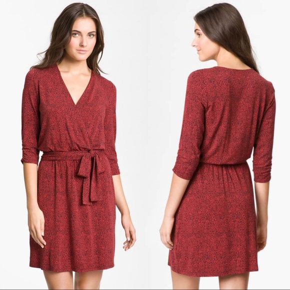 Lucky Brand Floral Printed Wrap Dress - Picture 2 of 8